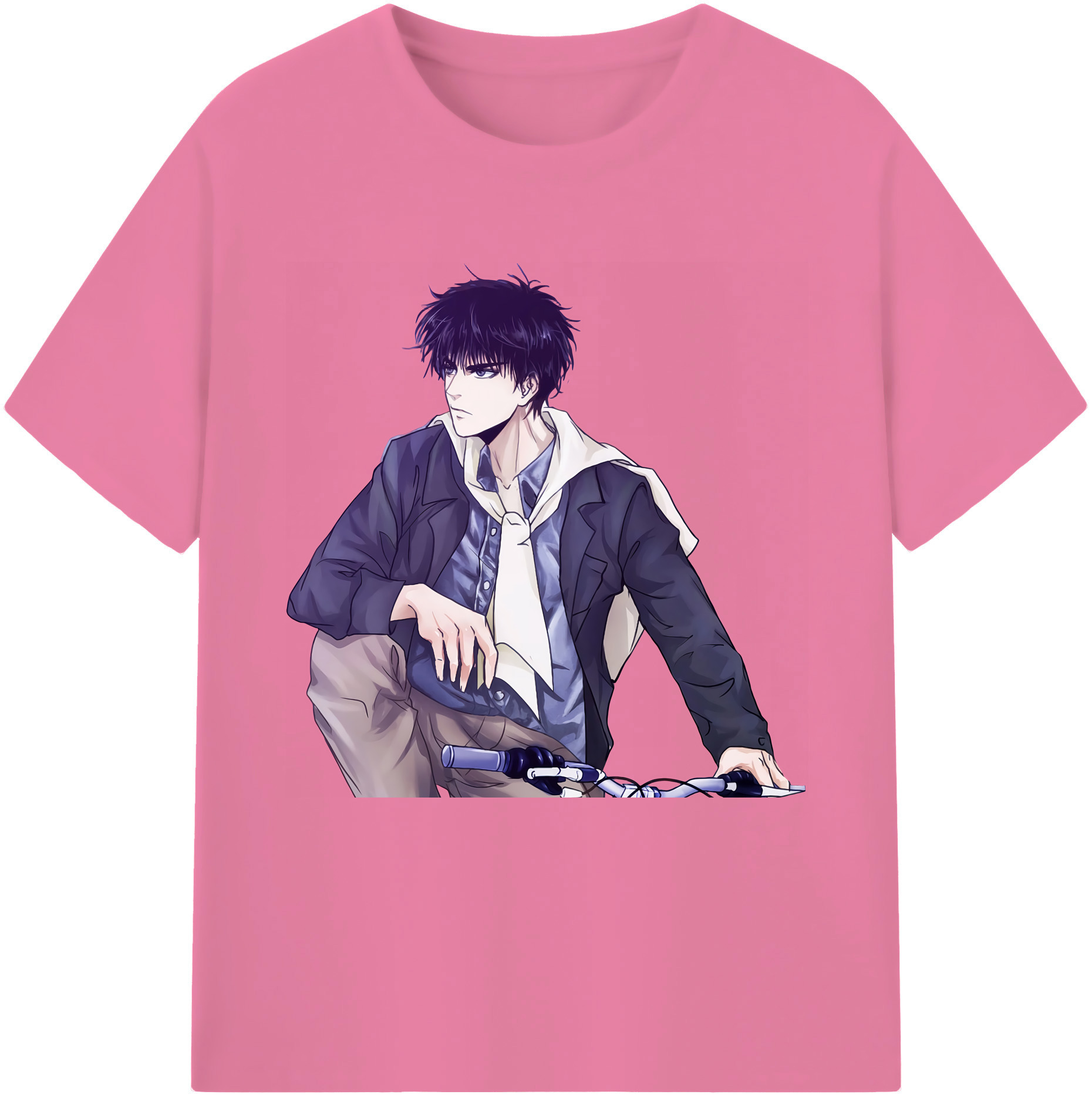 SLAM DUNK／スラムダンク 綿100％半袖Tシャツ（フロントプリント）